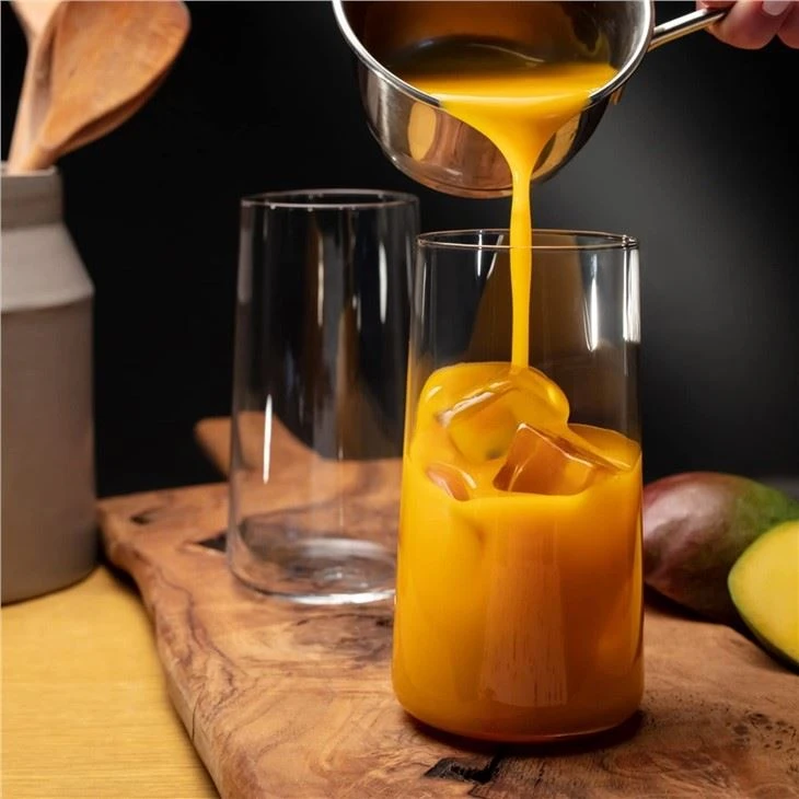 540ml Tall Water Juice Drinking Glasses