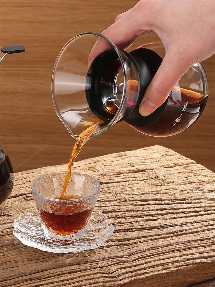 Glass Coffee Pot With Stainless Steel Infuser