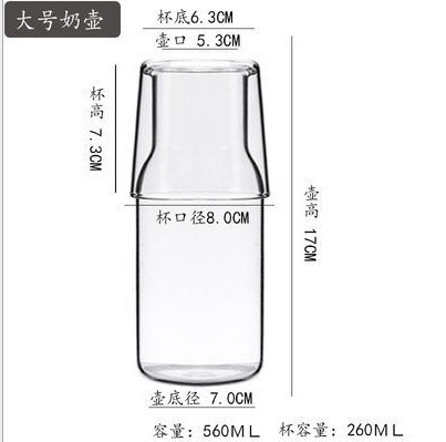 Glass Cold Water Kettle Set